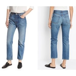 VINCE - Vintage straight-leg jeans, Calico